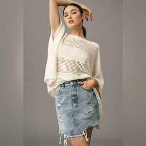 Pilcro Mini Denim Skirt